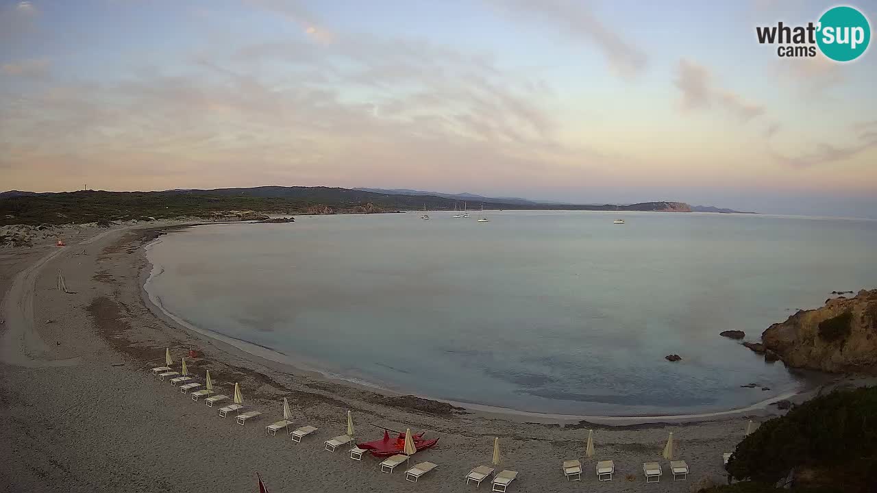 Plaža La Liccia v živo Rena Majore – Santa Teresa Gallura spletna kamera Sardinija
