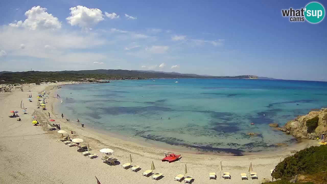 Plaža La Liccia u živo Rena Majore – Santa Teresa Gallura web kamera Sardinija