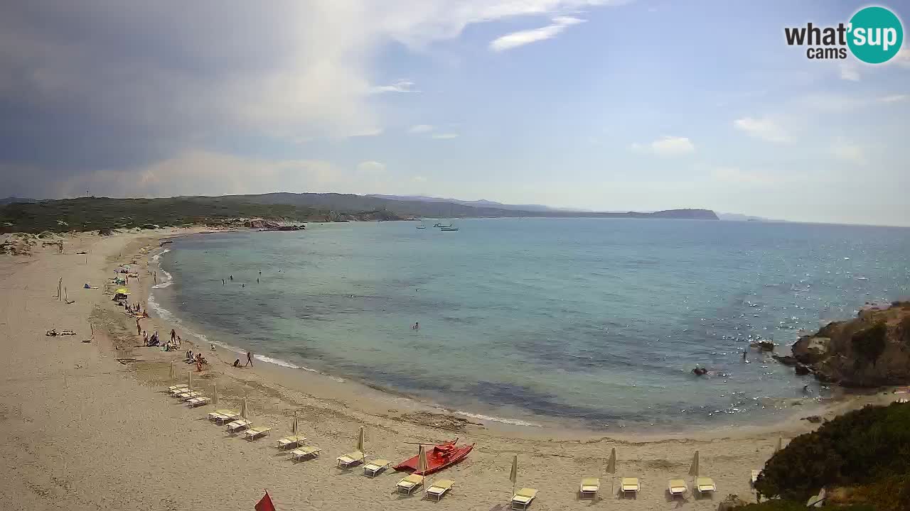 Plaža La Liccia u živo Rena Majore – Santa Teresa Gallura web kamera Sardinija