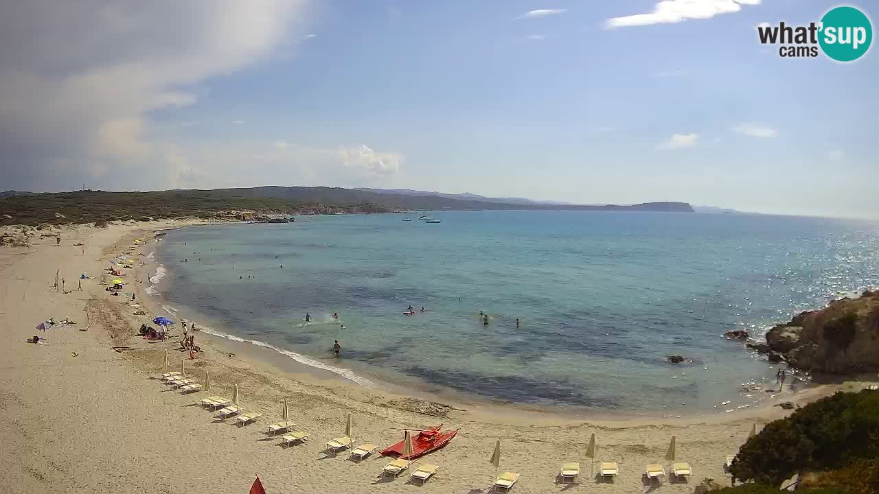 Plaža La Liccia u živo Rena Majore – Santa Teresa Gallura web kamera Sardinija