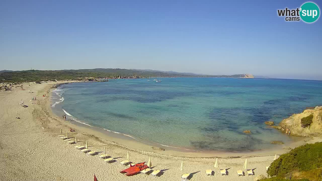 Plaža La Liccia u živo Rena Majore – Santa Teresa Gallura web kamera Sardinija