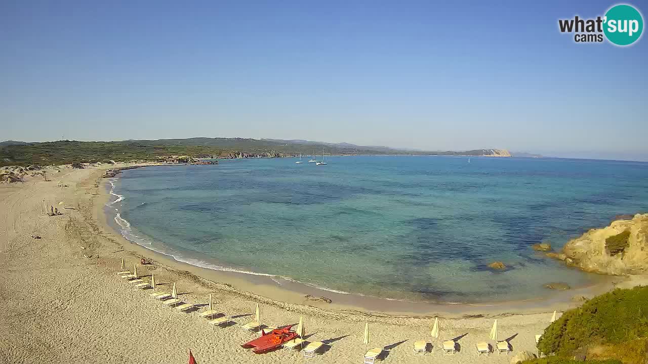 Plaža La Liccia v živo Rena Majore – Santa Teresa Gallura spletna kamera Sardinija