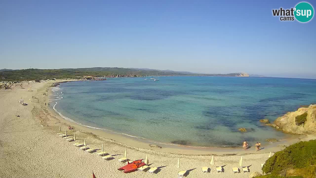 Spiaggia La Liccia webcam Rena Majore – Santa Teresa Gallura livecam Sardegna