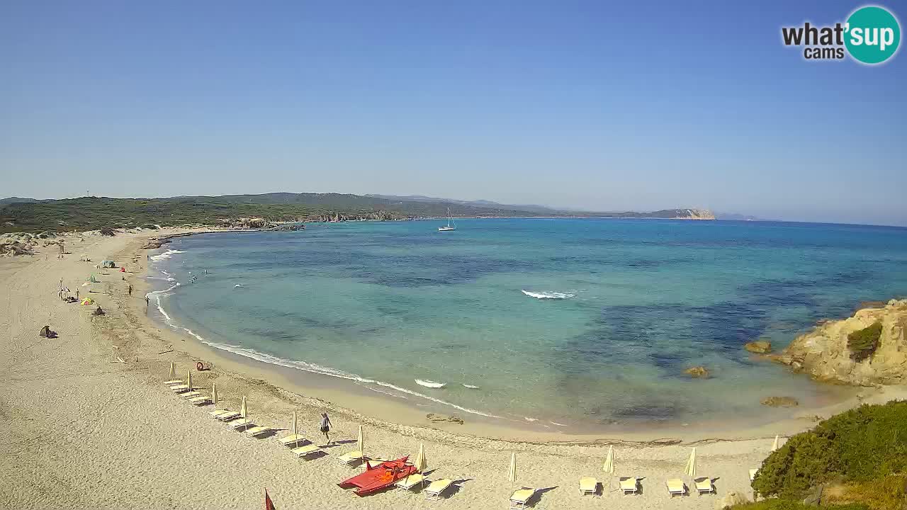 La Liccia beach webcam Rena Majore – Santa Teresa Gallura livecam Sardinia