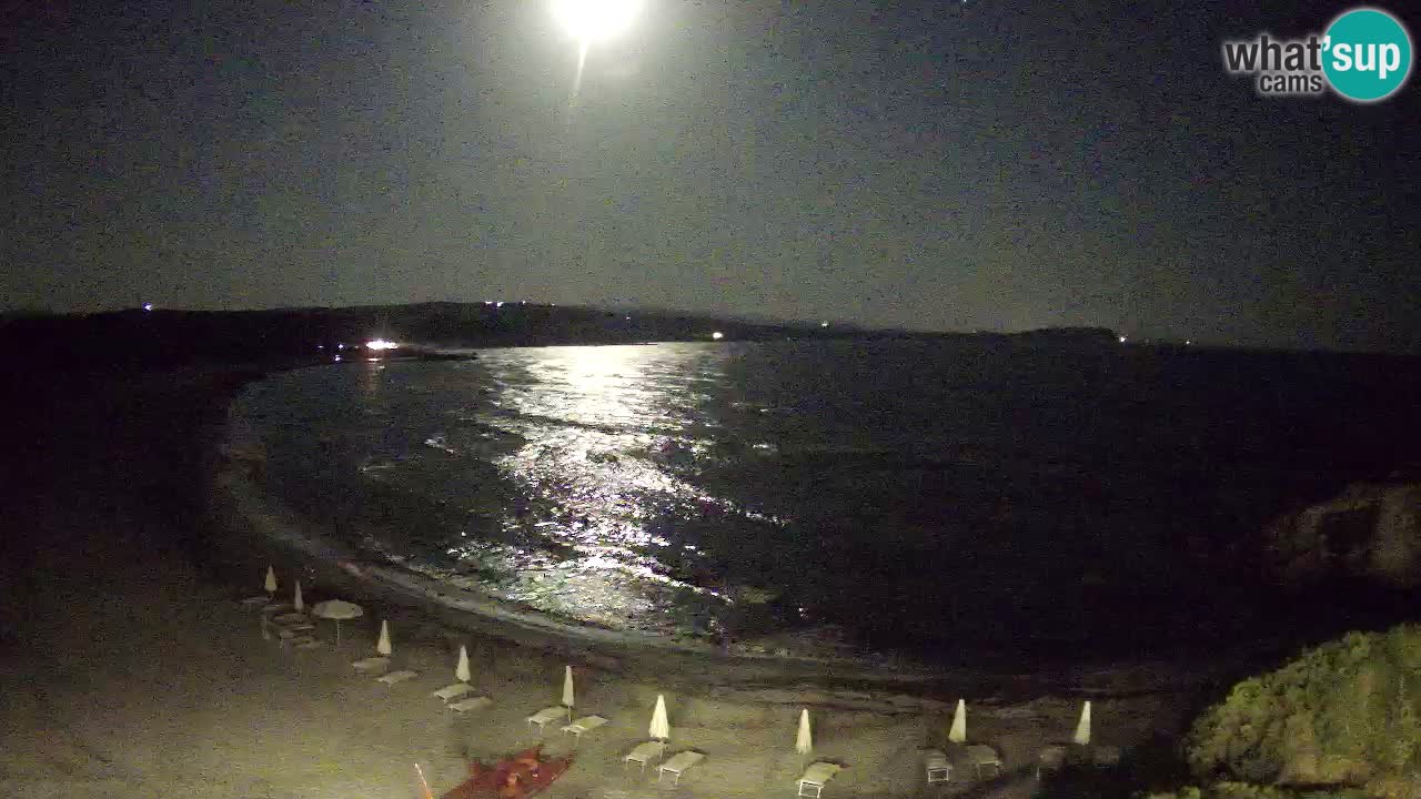 Plaža La Liccia u živo Rena Majore – Santa Teresa Gallura web kamera Sardinija