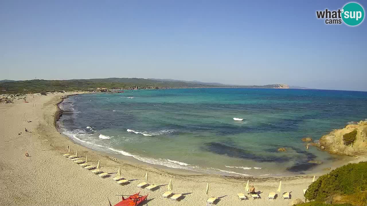 Plaža La Liccia v živo Rena Majore – Santa Teresa Gallura spletna kamera Sardinija