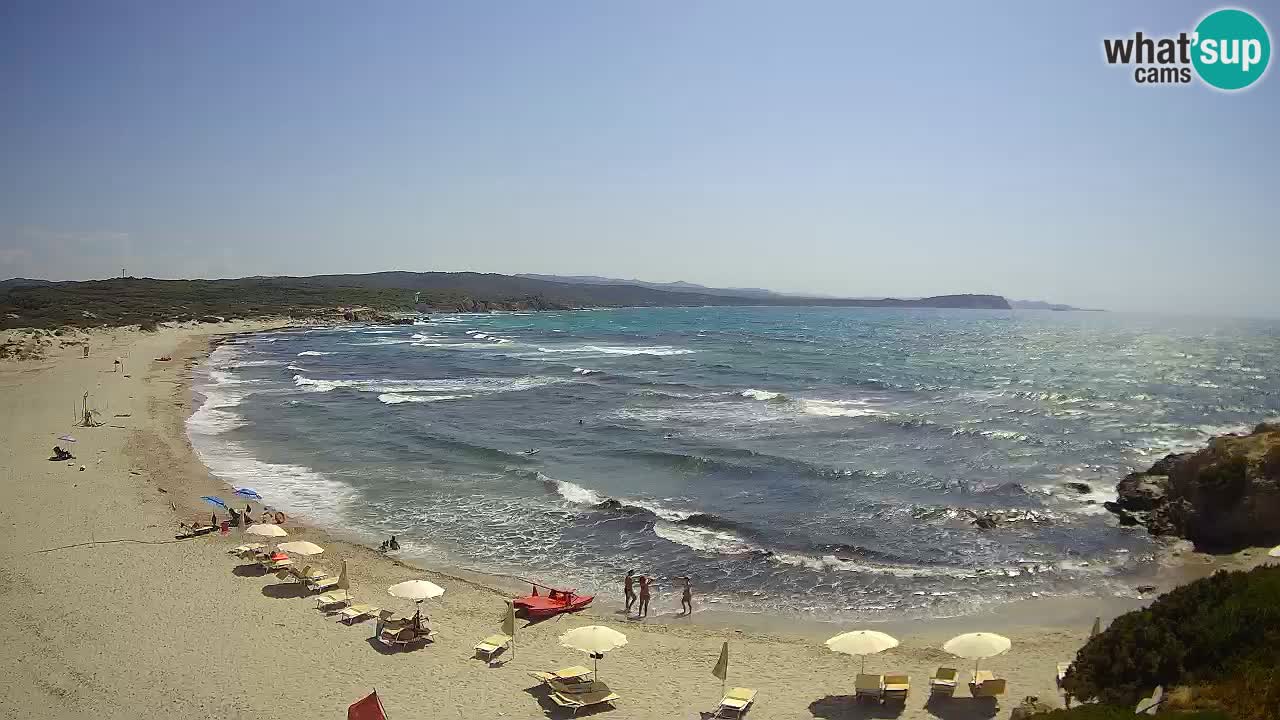 Plaža La Liccia v živo Rena Majore – Santa Teresa Gallura spletna kamera Sardinija