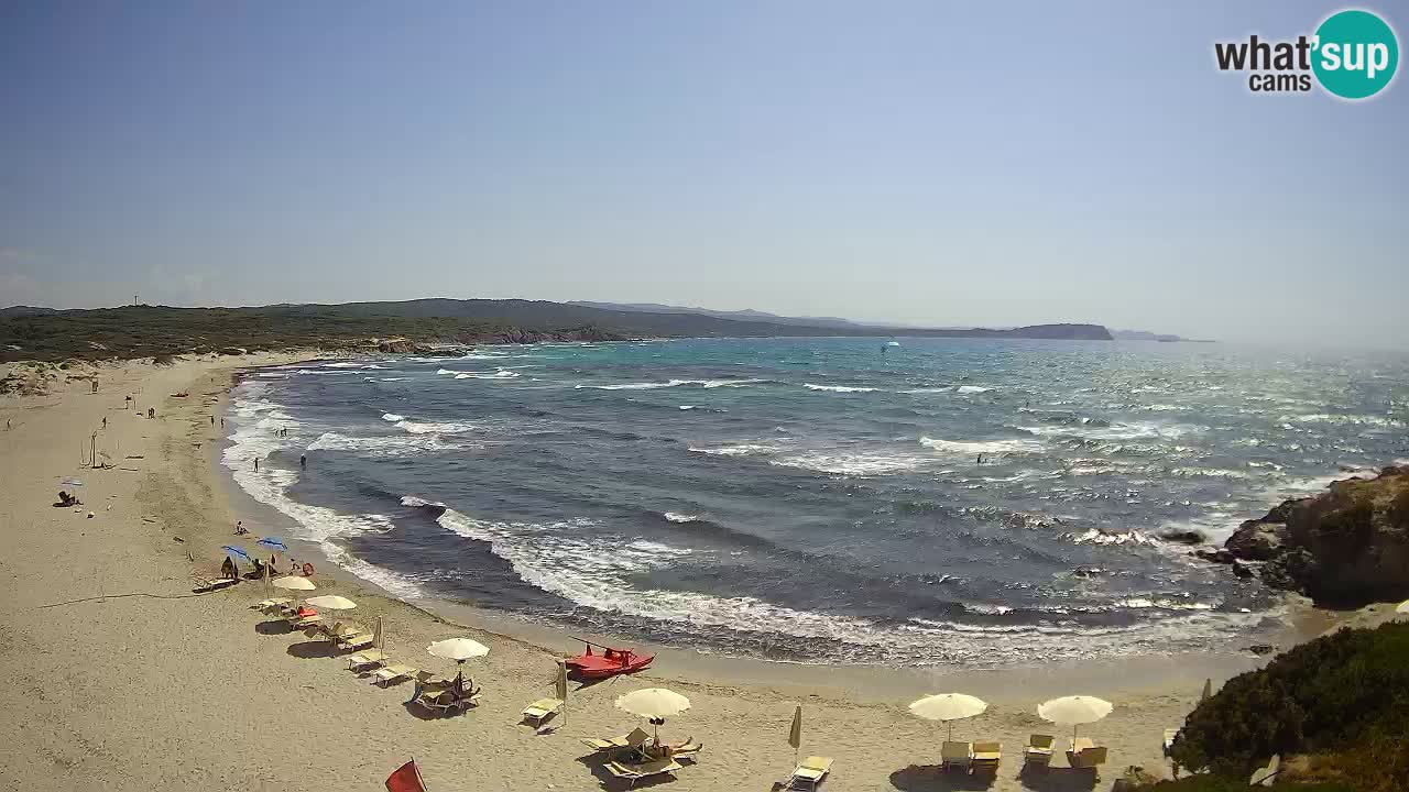 Plaža La Liccia u živo Rena Majore – Santa Teresa Gallura web kamera Sardinija