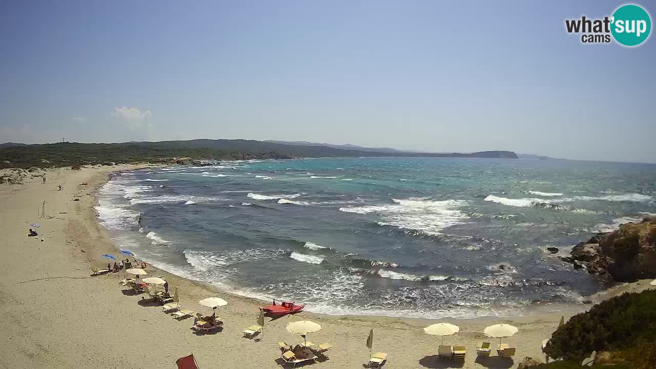 Plaža La Liccia v živo Rena Majore – Santa Teresa Gallura spletna kamera Sardinija
