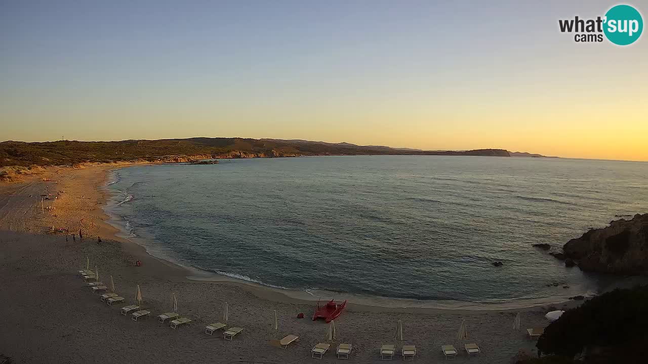 La Liccia beach webcam Rena Majore – Santa Teresa Gallura livecam Sardinia