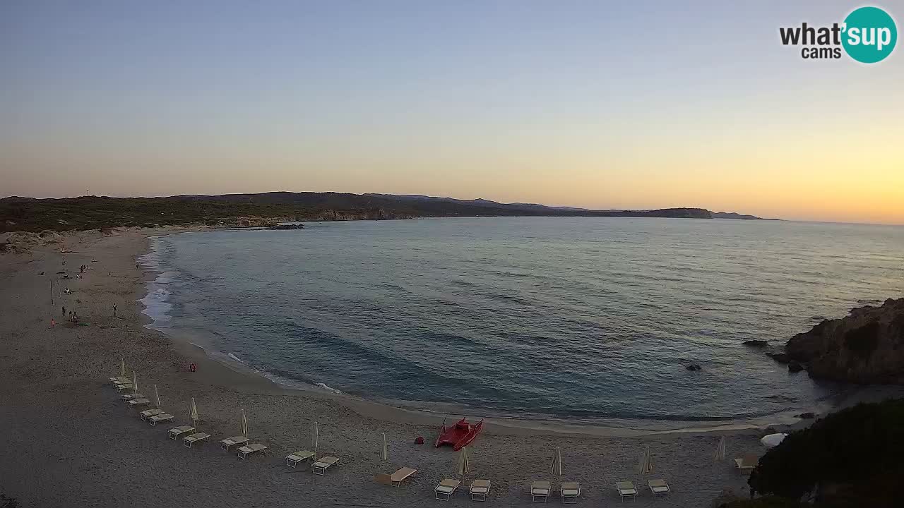 Spiaggia La Liccia webcam Rena Majore – Santa Teresa Gallura livecam Sardegna