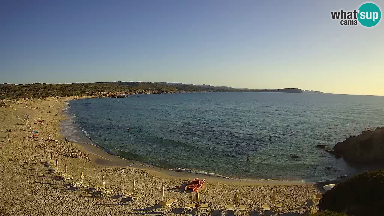 Plaža La Liccia u živo Rena Majore – Santa Teresa Gallura web kamera Sardinija