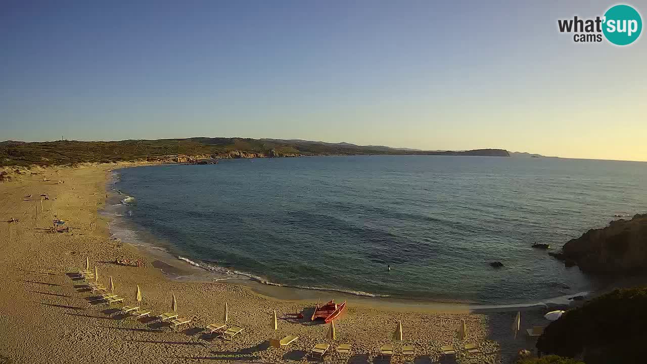 Plaža La Liccia u živo Rena Majore – Santa Teresa Gallura web kamera Sardinija