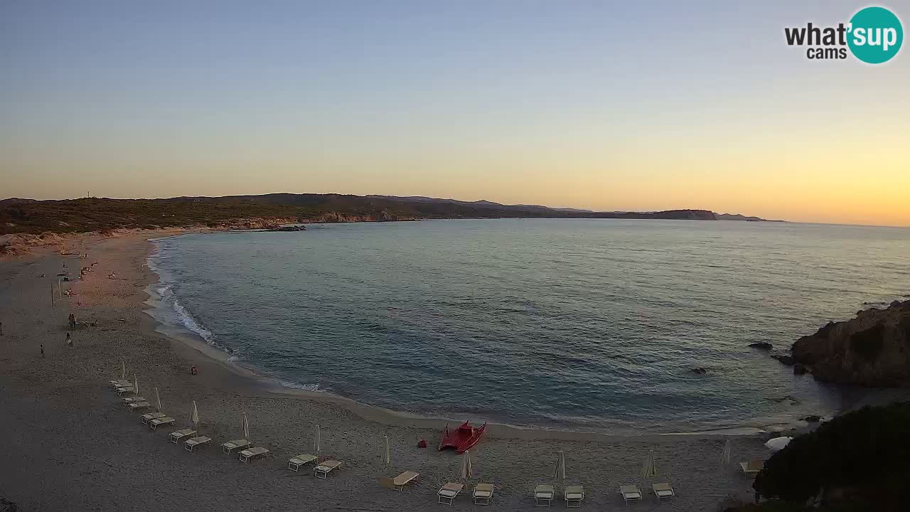 Spiaggia La Liccia webcam Rena Majore – Santa Teresa Gallura livecam Sardegna