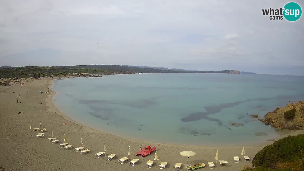 Plaža La Liccia v živo Rena Majore – Santa Teresa Gallura spletna kamera Sardinija