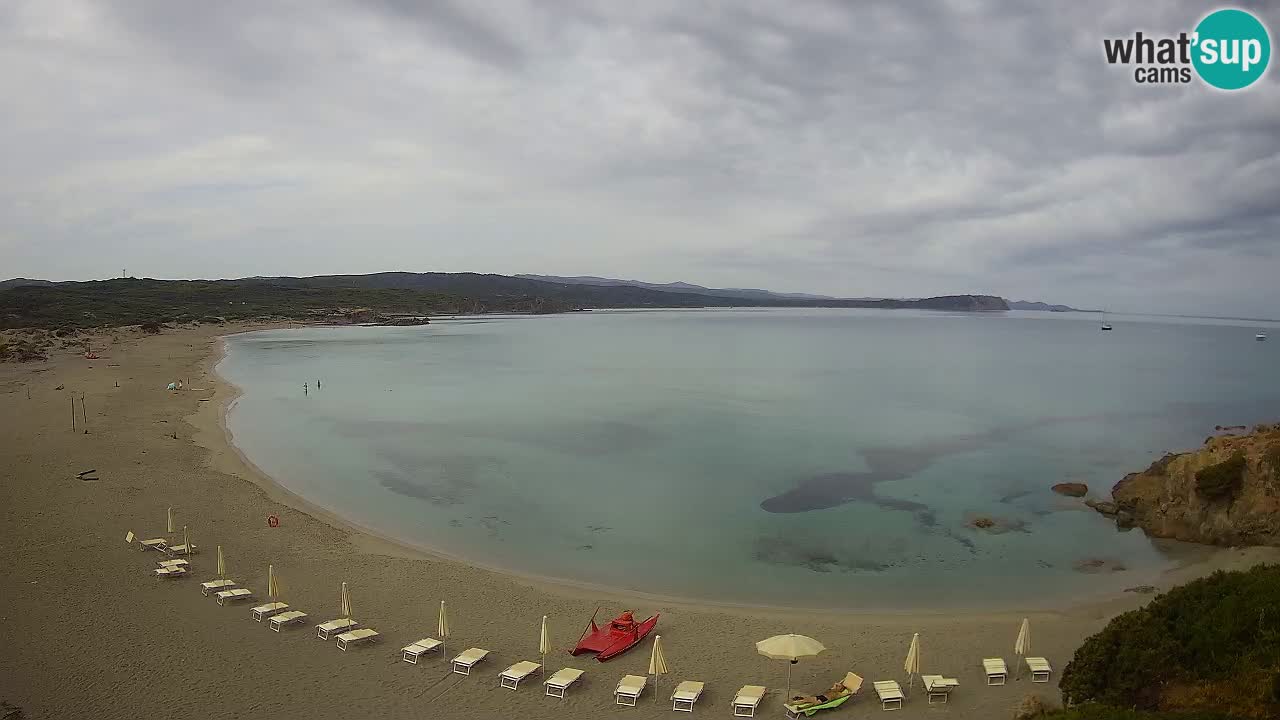 Plaža La Liccia v živo Rena Majore – Santa Teresa Gallura spletna kamera Sardinija