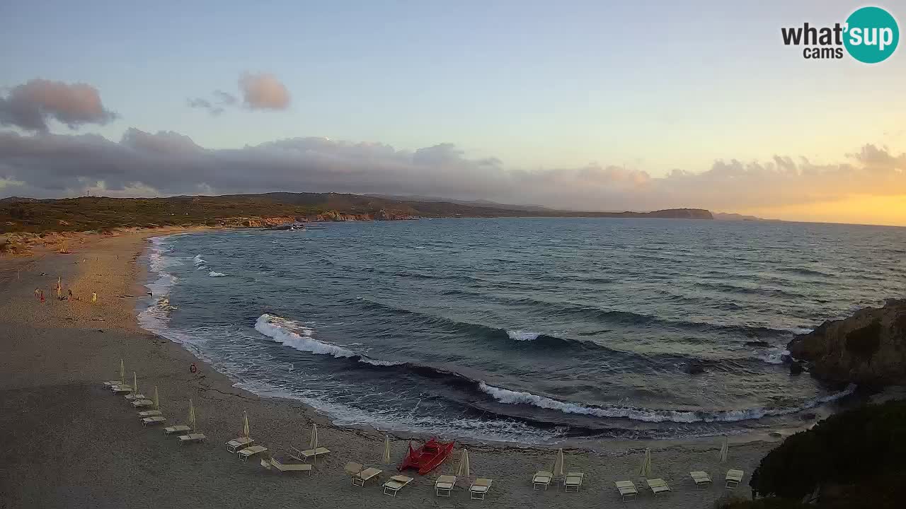 Plaža La Liccia u živo Rena Majore – Santa Teresa Gallura web kamera Sardinija