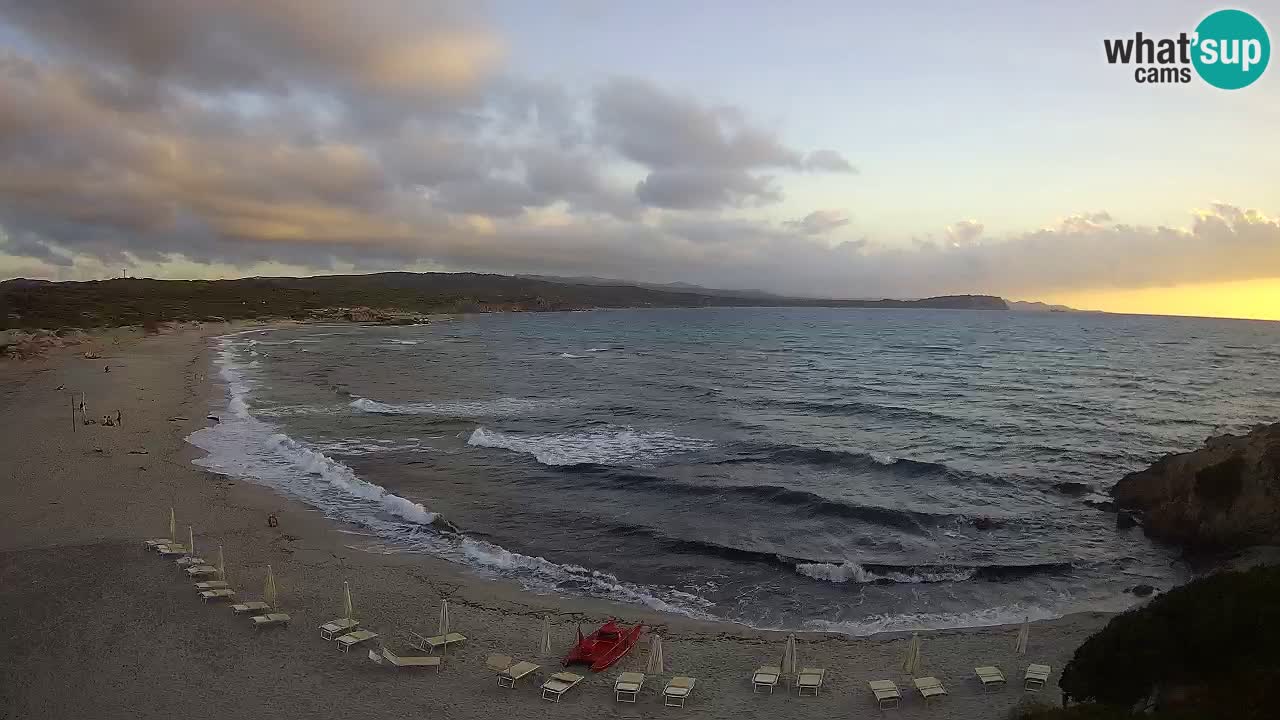 Spiaggia La Liccia webcam Rena Majore – Santa Teresa Gallura livecam Sardegna