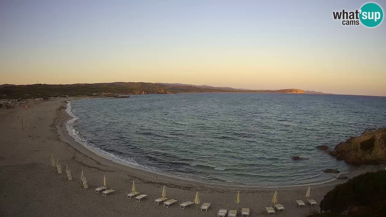 Plaža La Liccia u živo Rena Majore – Santa Teresa Gallura web kamera Sardinija