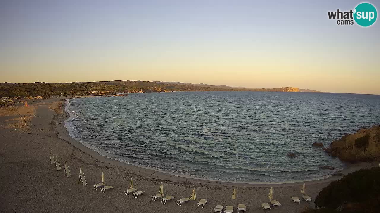 Plaža La Liccia v živo Rena Majore – Santa Teresa Gallura spletna kamera Sardinija