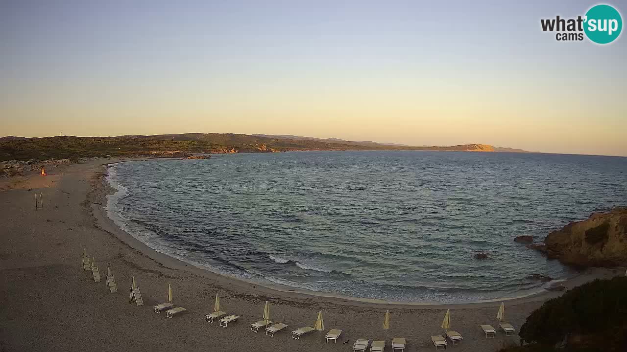 Plaža La Liccia v živo Rena Majore – Santa Teresa Gallura spletna kamera Sardinija