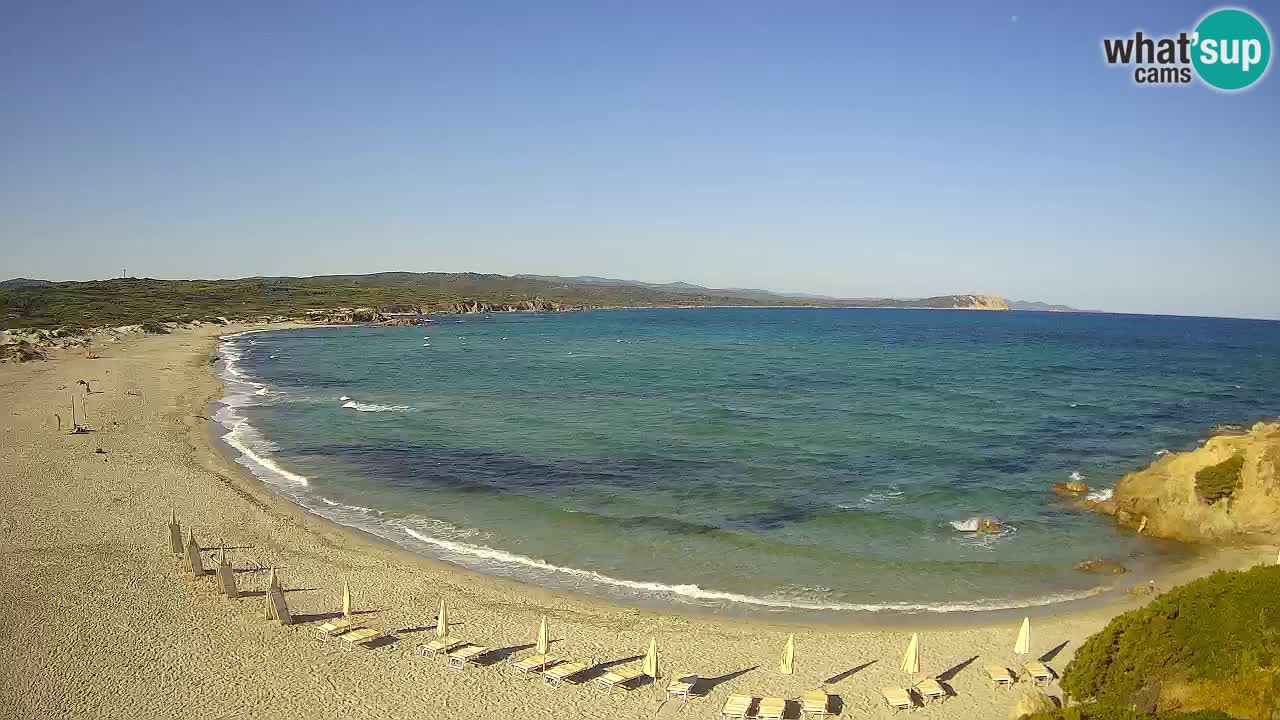 Plaža La Liccia u živo Rena Majore – Santa Teresa Gallura web kamera Sardinija
