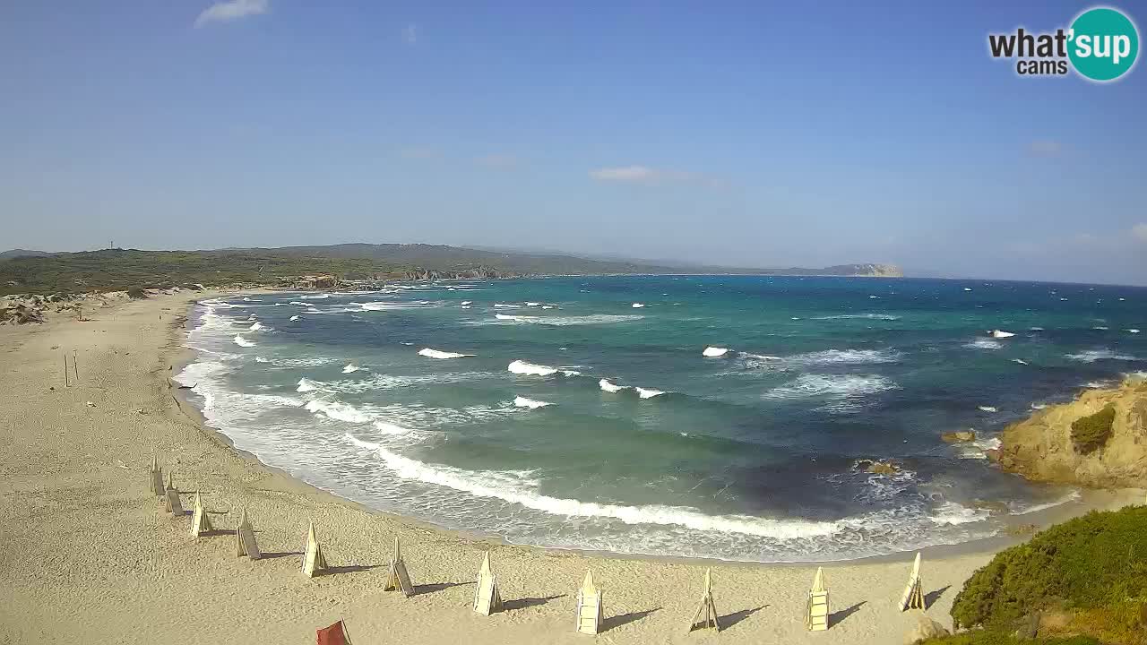 Plaža La Liccia v živo Rena Majore – Santa Teresa Gallura spletna kamera Sardinija