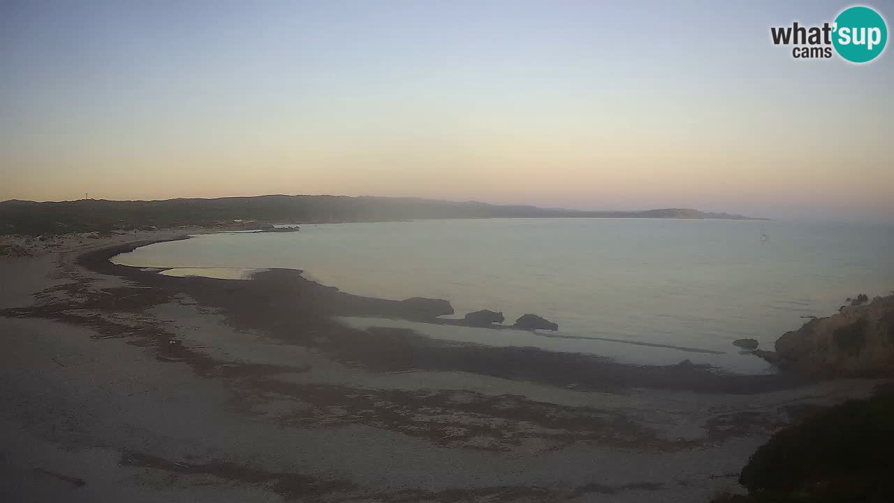 Plaža La Liccia u živo Rena Majore – Santa Teresa Gallura web kamera Sardinija