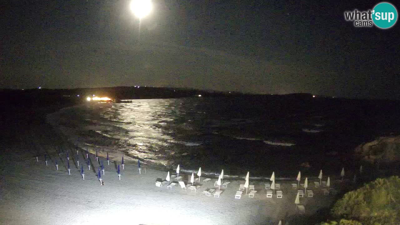 La Liccia beach webcam Rena Majore – Santa Teresa Gallura livecam Sardinia