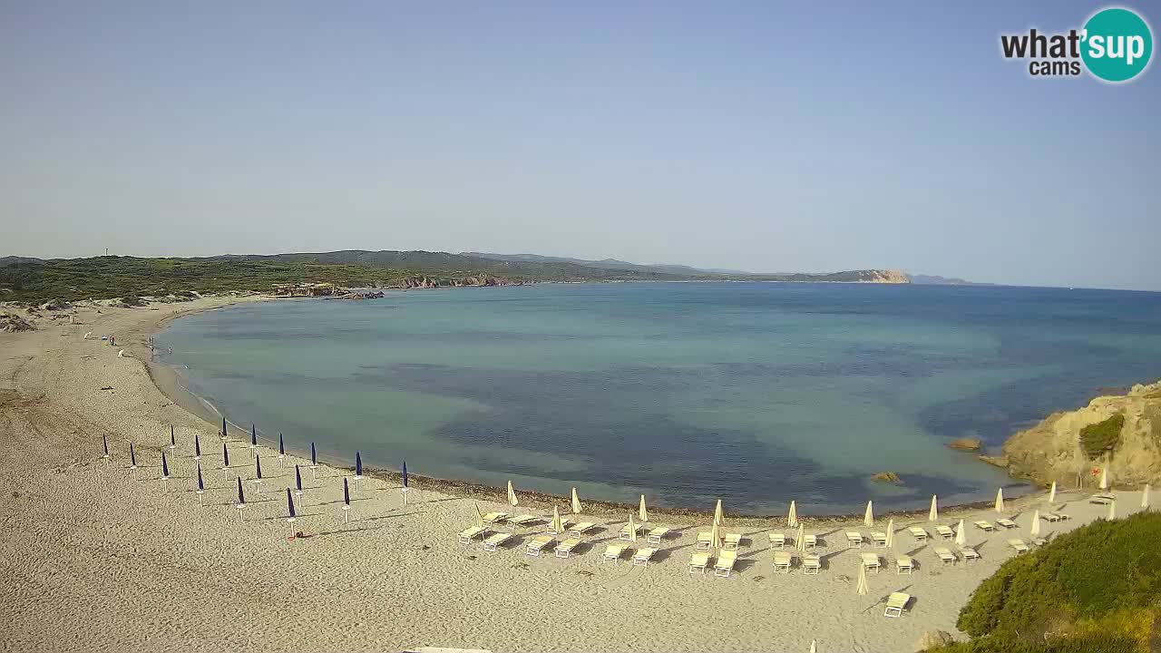 La Liccia beach webcam Rena Majore – Santa Teresa Gallura livecam Sardinia