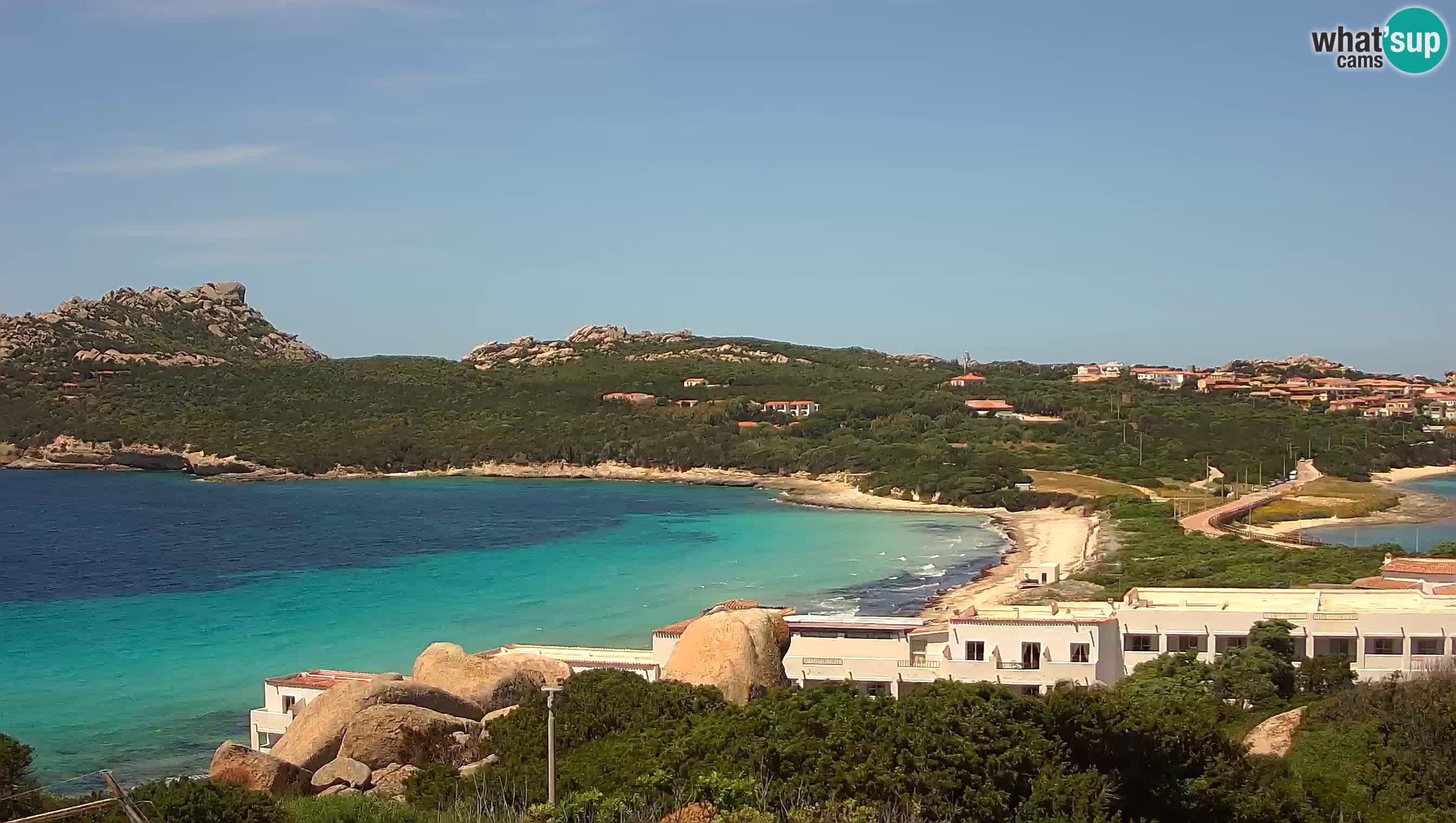 Live Webcam Capo Testa la plage de 2 mer – Santa Teresa Gallura – livecam Sardaigne