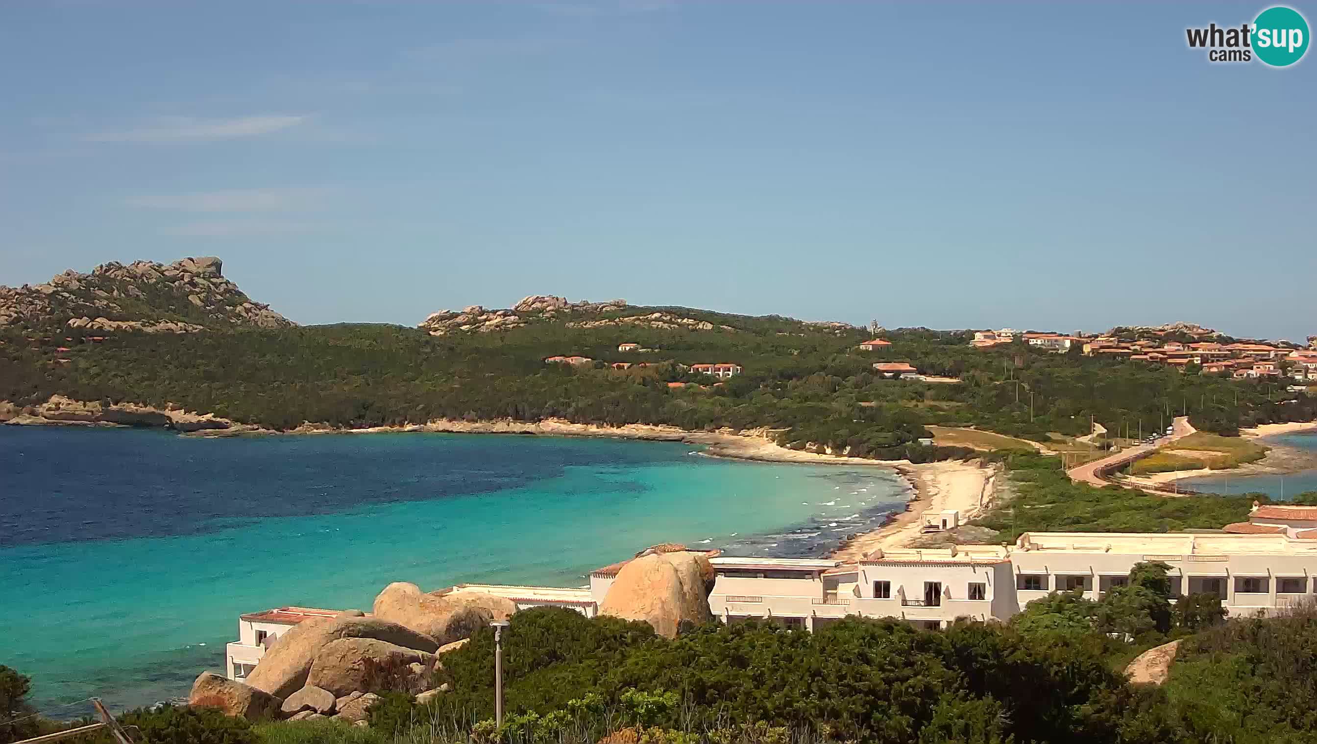 Webcam en vivo Capo Testa la playa de 2 mar – Santa Teresa Gallura – livecam Sardinia