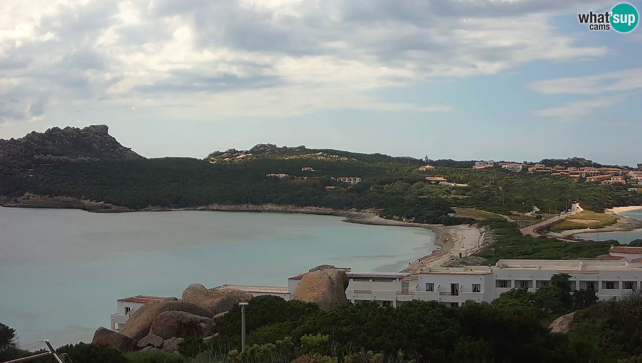 Live Webcam Capo Testa la plage de 2 mer – Santa Teresa Gallura – livecam Sardaigne