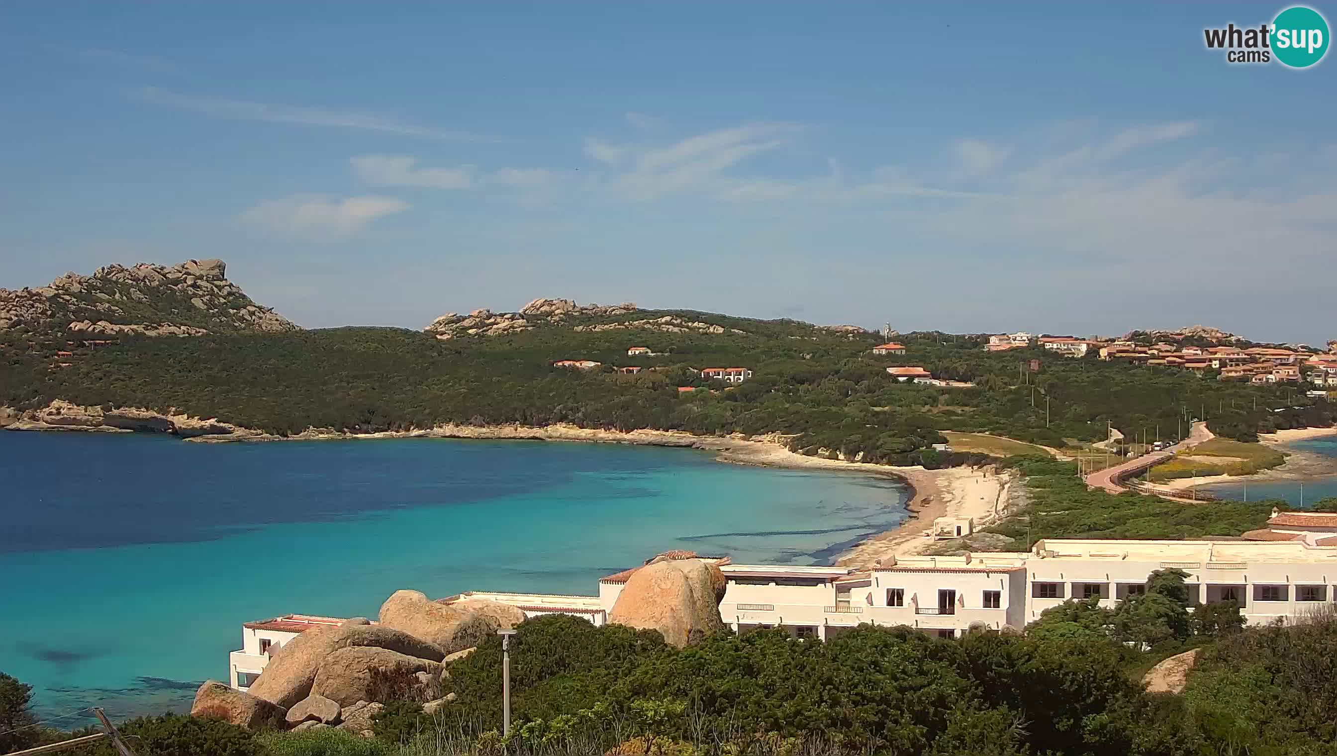 Live Webcam Capo Testa the beach of 2 sea – Santa Teresa Gallura – livecam Sardinia