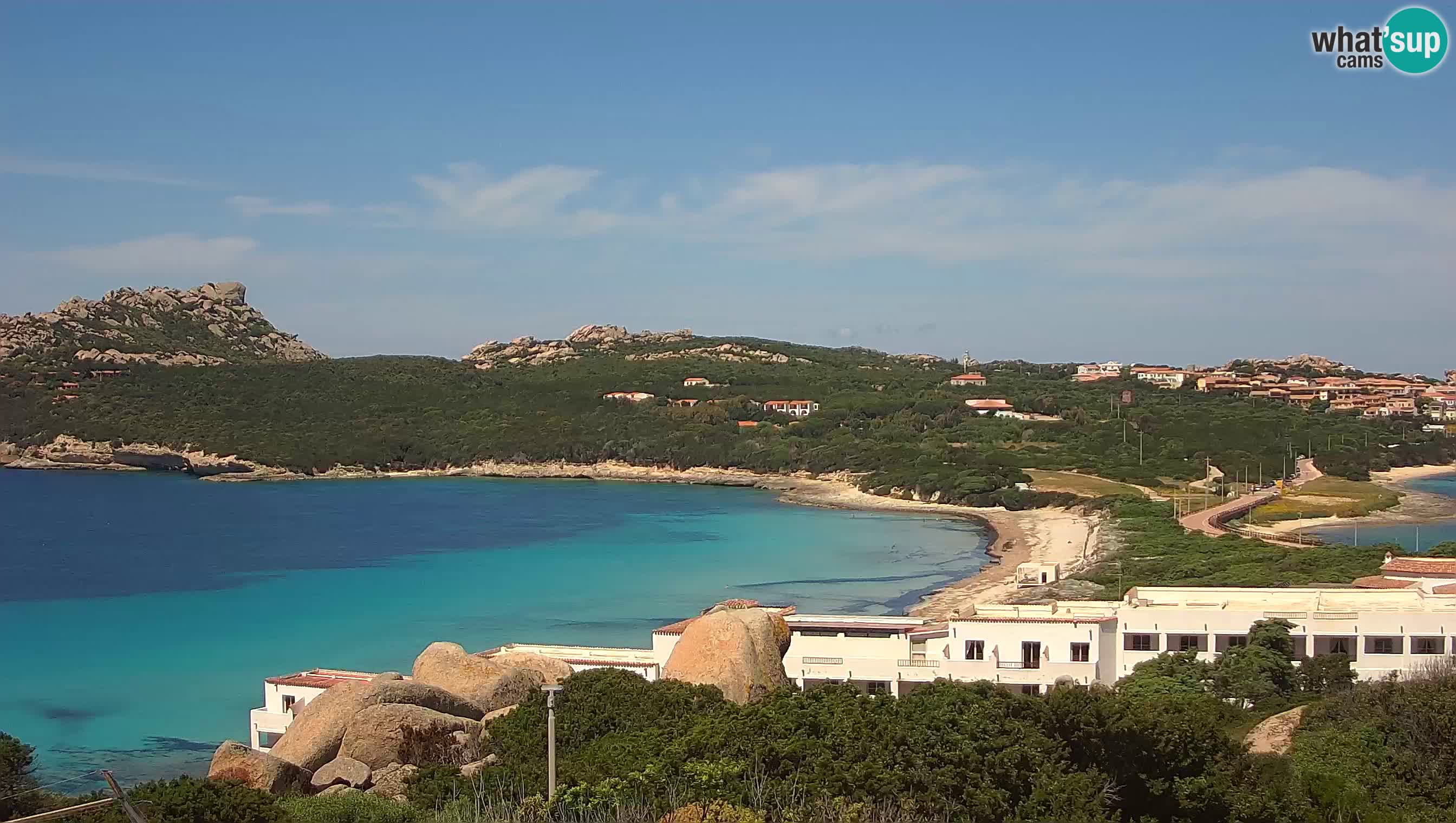 Live Webcam Capo Testa la plage de 2 mer – Santa Teresa Gallura – livecam Sardaigne