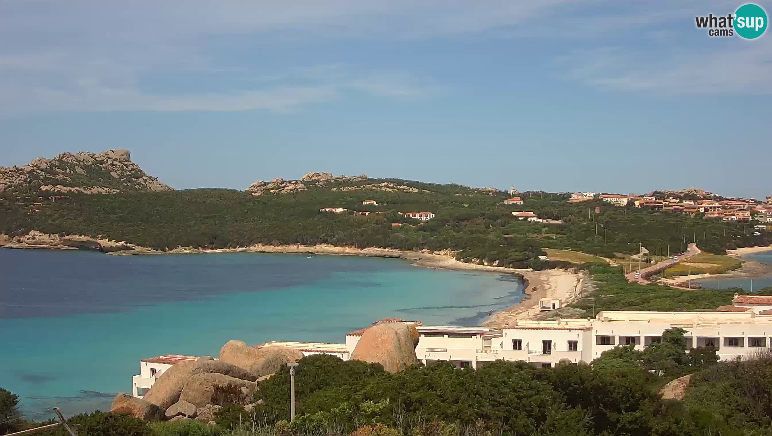 Live Webcam Capo Testa la plage de 2 mer – Santa Teresa Gallura – livecam Sardaigne