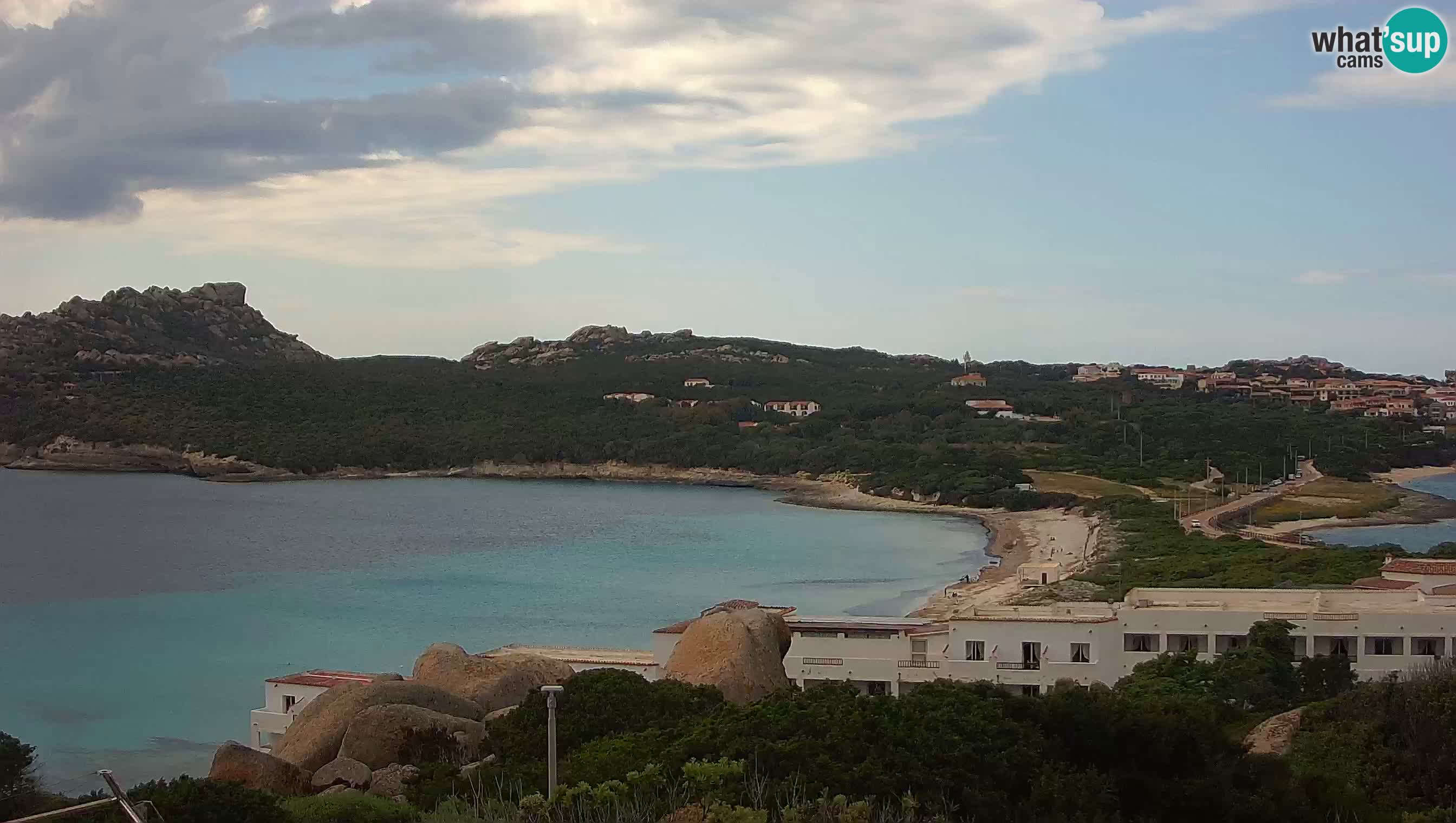 Webcam en vivo Capo Testa la playa de 2 mar – Santa Teresa Gallura – livecam Sardinia