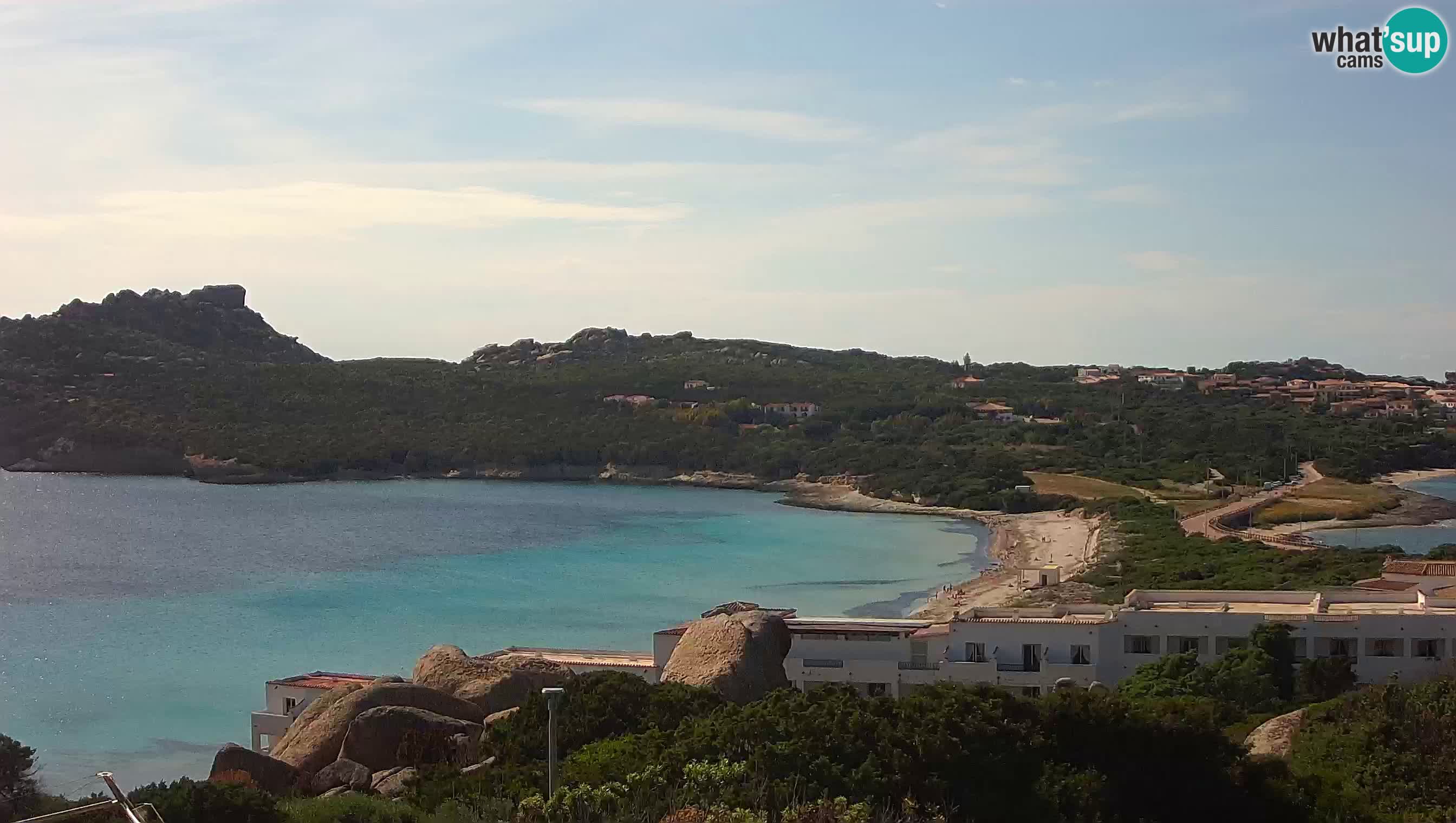 Live Webcam Capo Testa der Strand von 2 Meer – Santa Teresa Gallura – livecam Sardinien