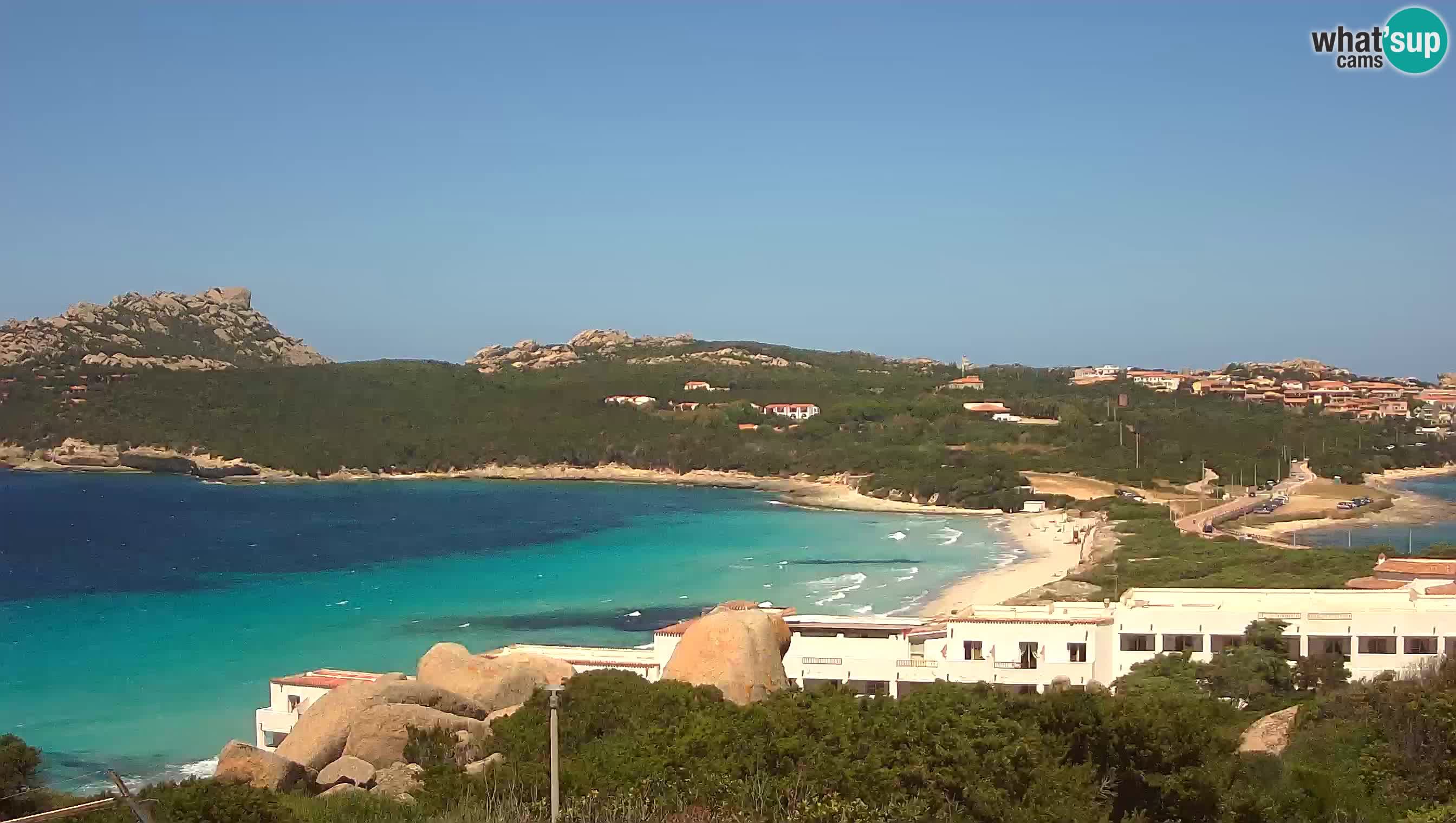 Webcam en vivo Capo Testa la playa de 2 mar – Santa Teresa Gallura – livecam Sardinia