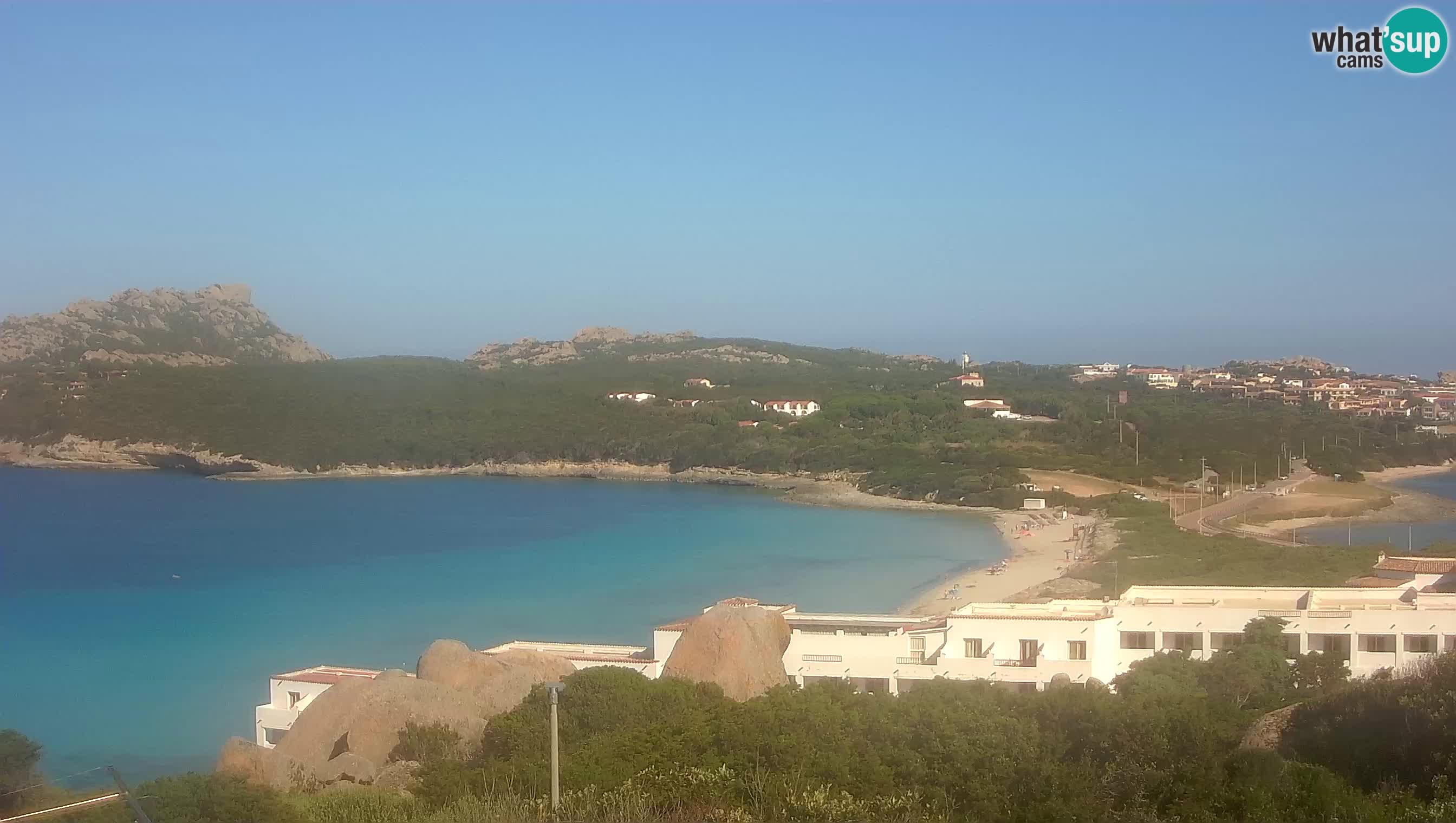 Spletna kamera v živo Capo Testa plaža dveh morij – Santa Teresa Gallura – Sardinija