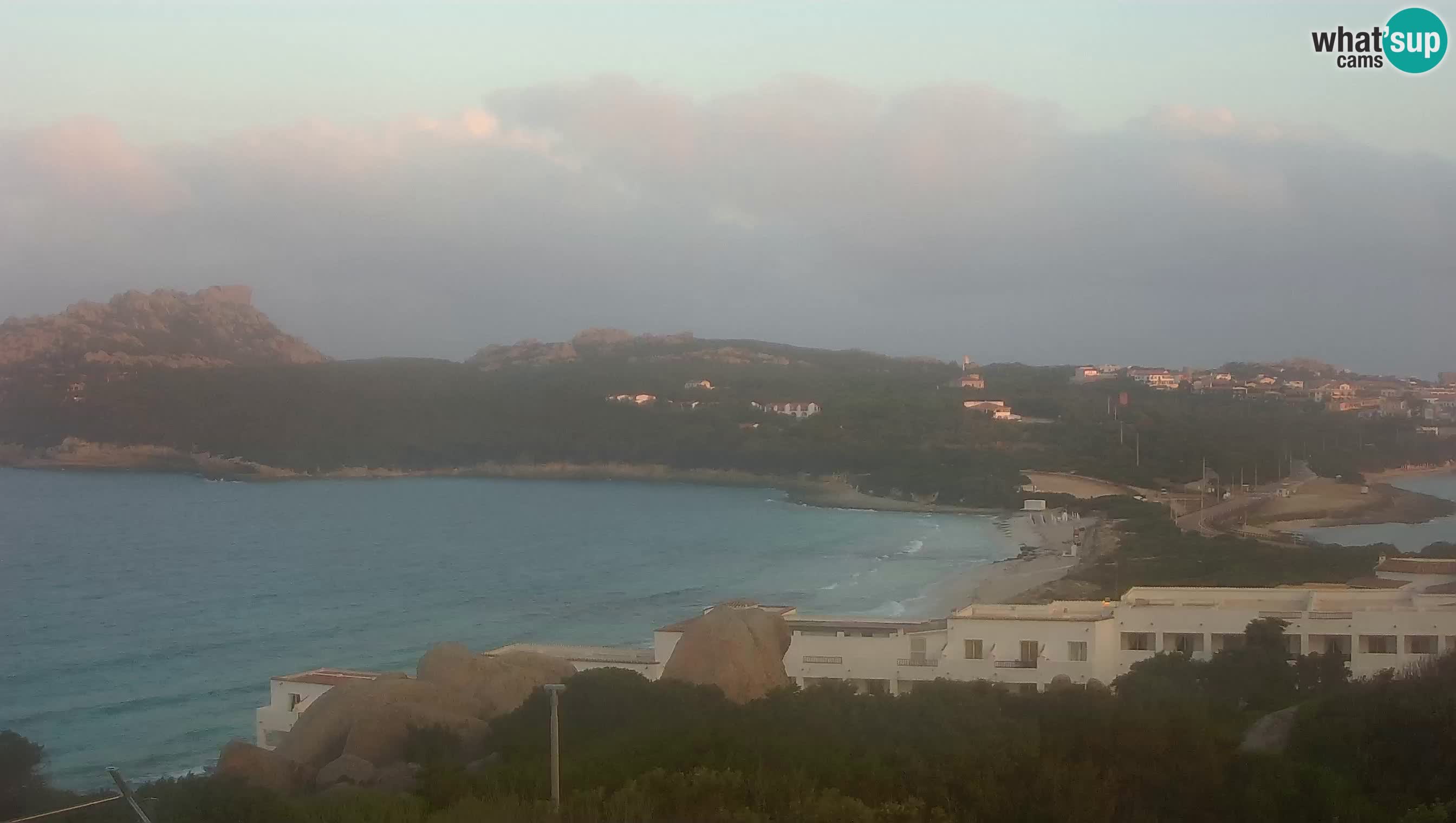 Spletna kamera v živo Capo Testa plaža dveh morij – Santa Teresa Gallura – Sardinija