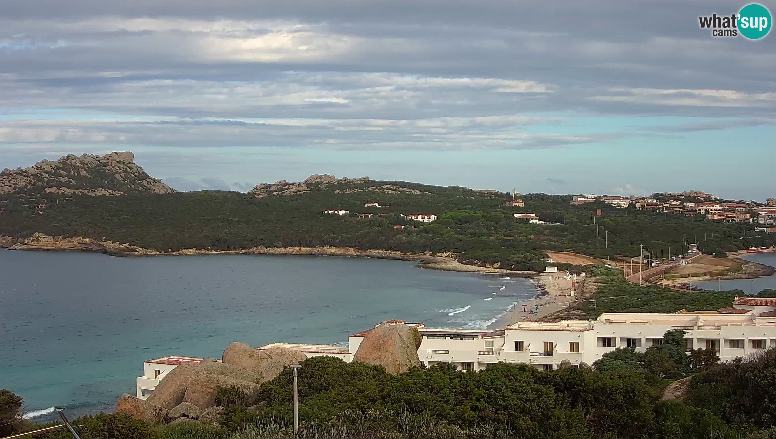 Live Webcam Capo Testa la plage de 2 mer – Santa Teresa Gallura – livecam Sardaigne