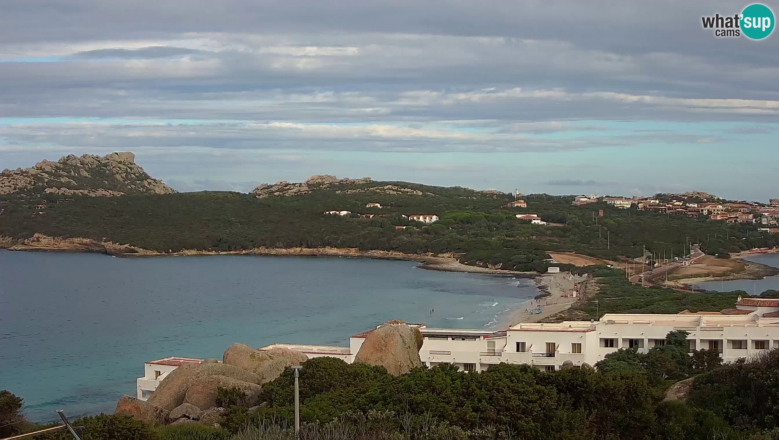 Live Webcam Capo Testa the beach of 2 sea – Santa Teresa Gallura – livecam Sardinia