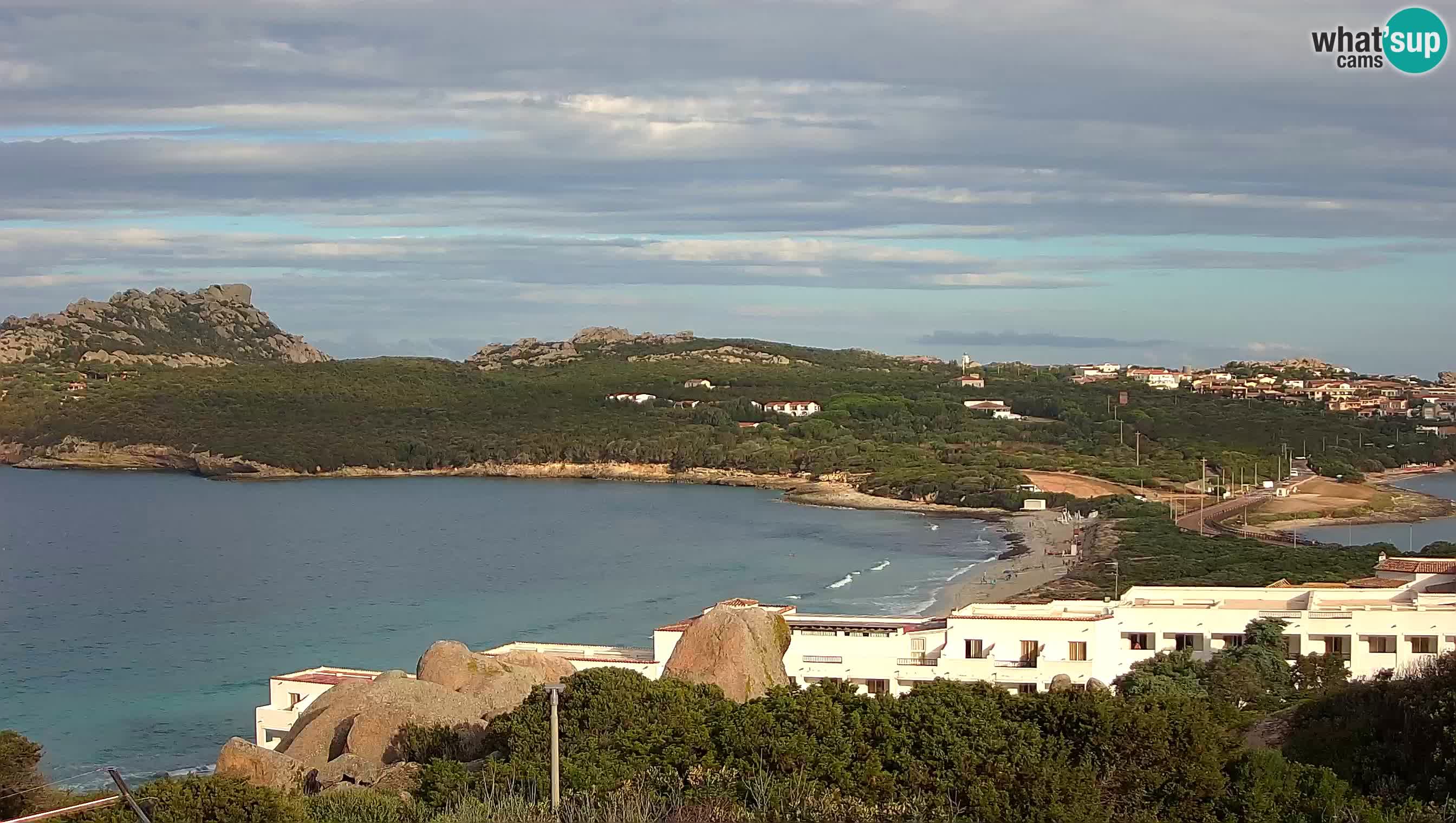 Live Webcam Capo Testa the beach of 2 sea – Santa Teresa Gallura – livecam Sardinia