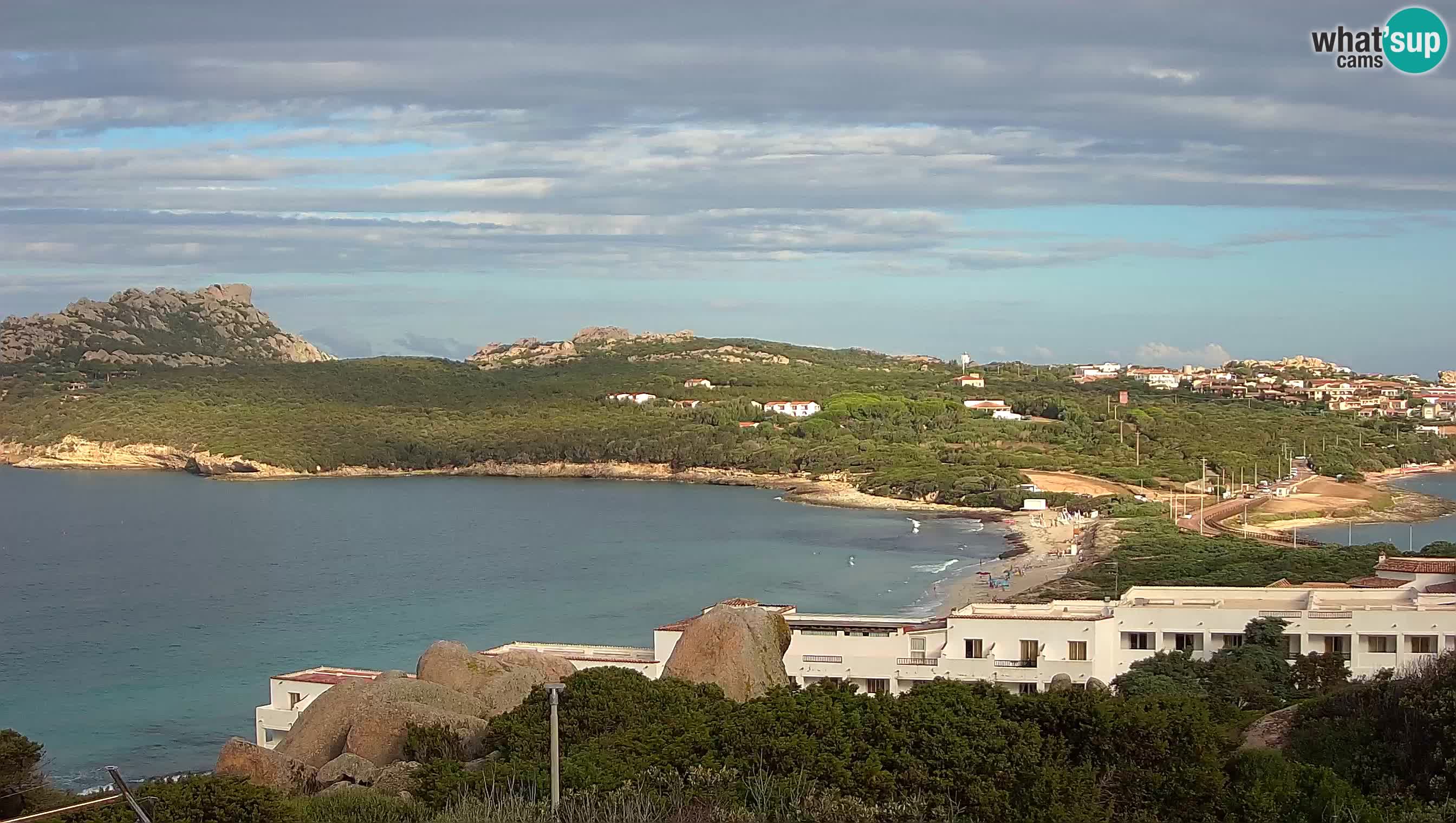 Live Webcam Capo Testa la plage de 2 mer – Santa Teresa Gallura – livecam Sardaigne