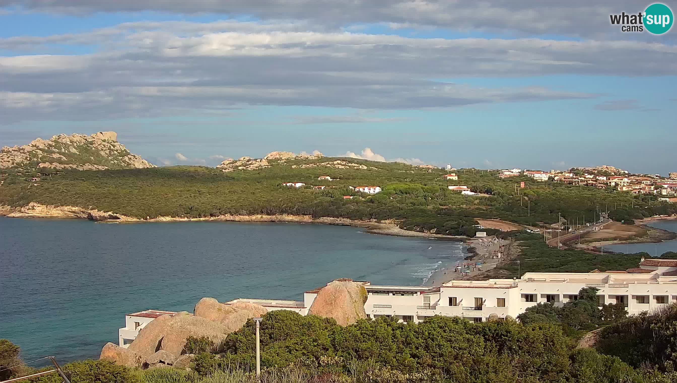 Spletna kamera v živo Capo Testa plaža dveh morij – Santa Teresa Gallura – Sardinija