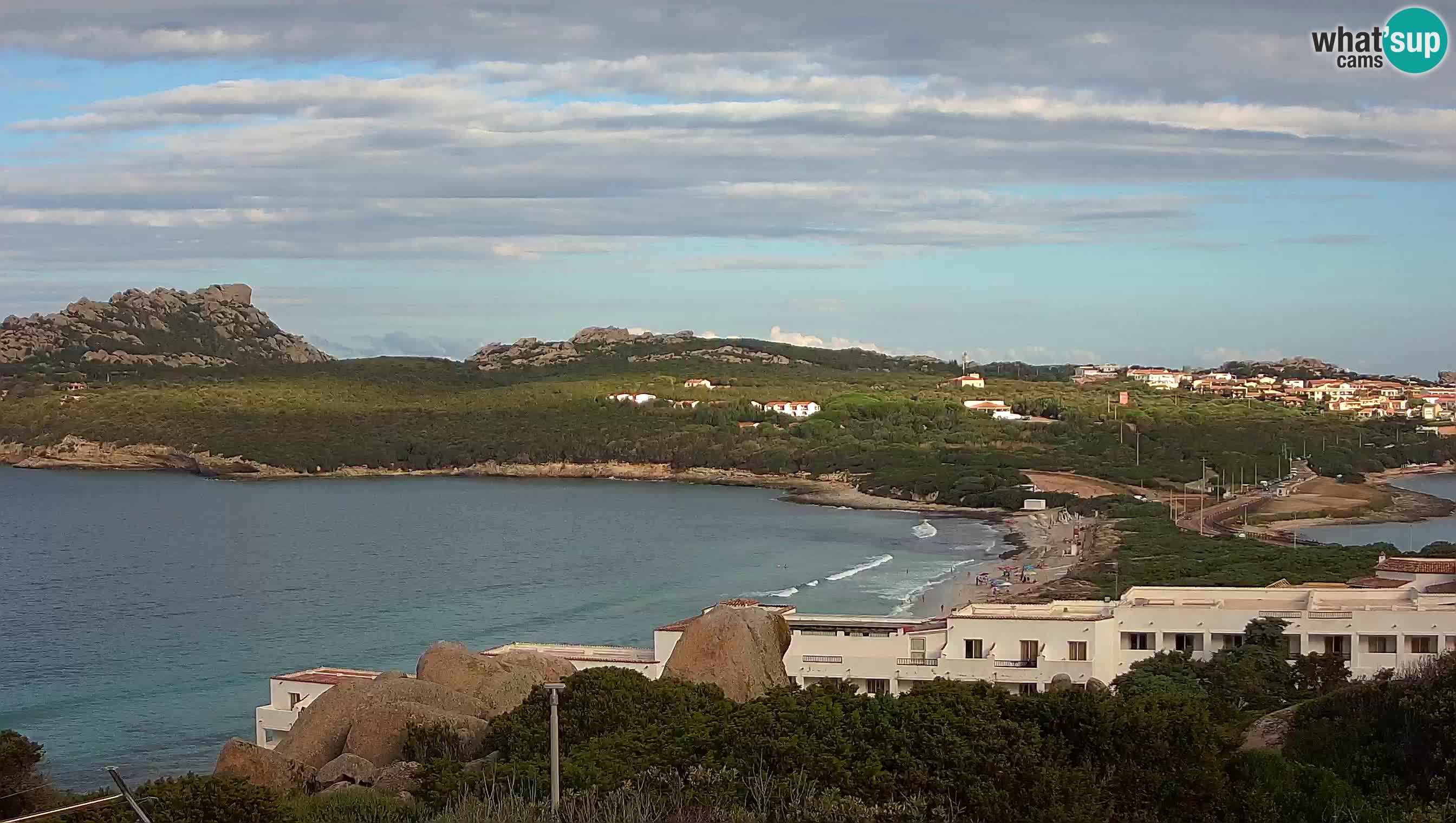 Webcam en vivo Capo Testa la playa de 2 mar – Santa Teresa Gallura – livecam Sardinia