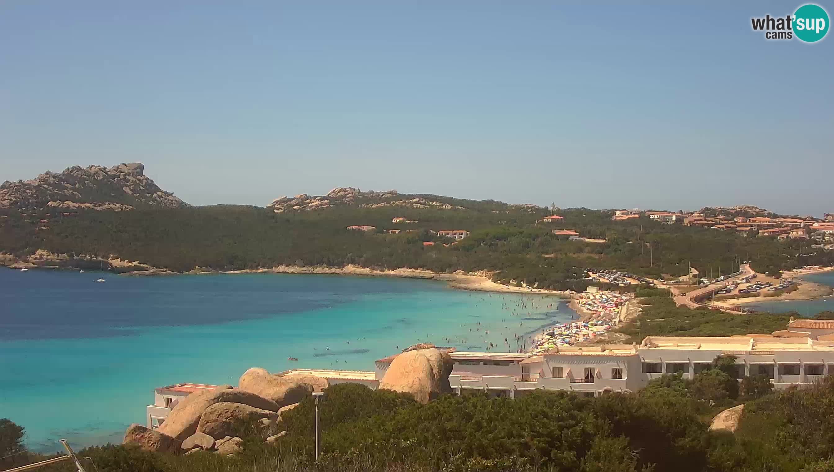 Live Webcam Capo Testa der Strand von 2 Meer – Santa Teresa Gallura – livecam Sardinien