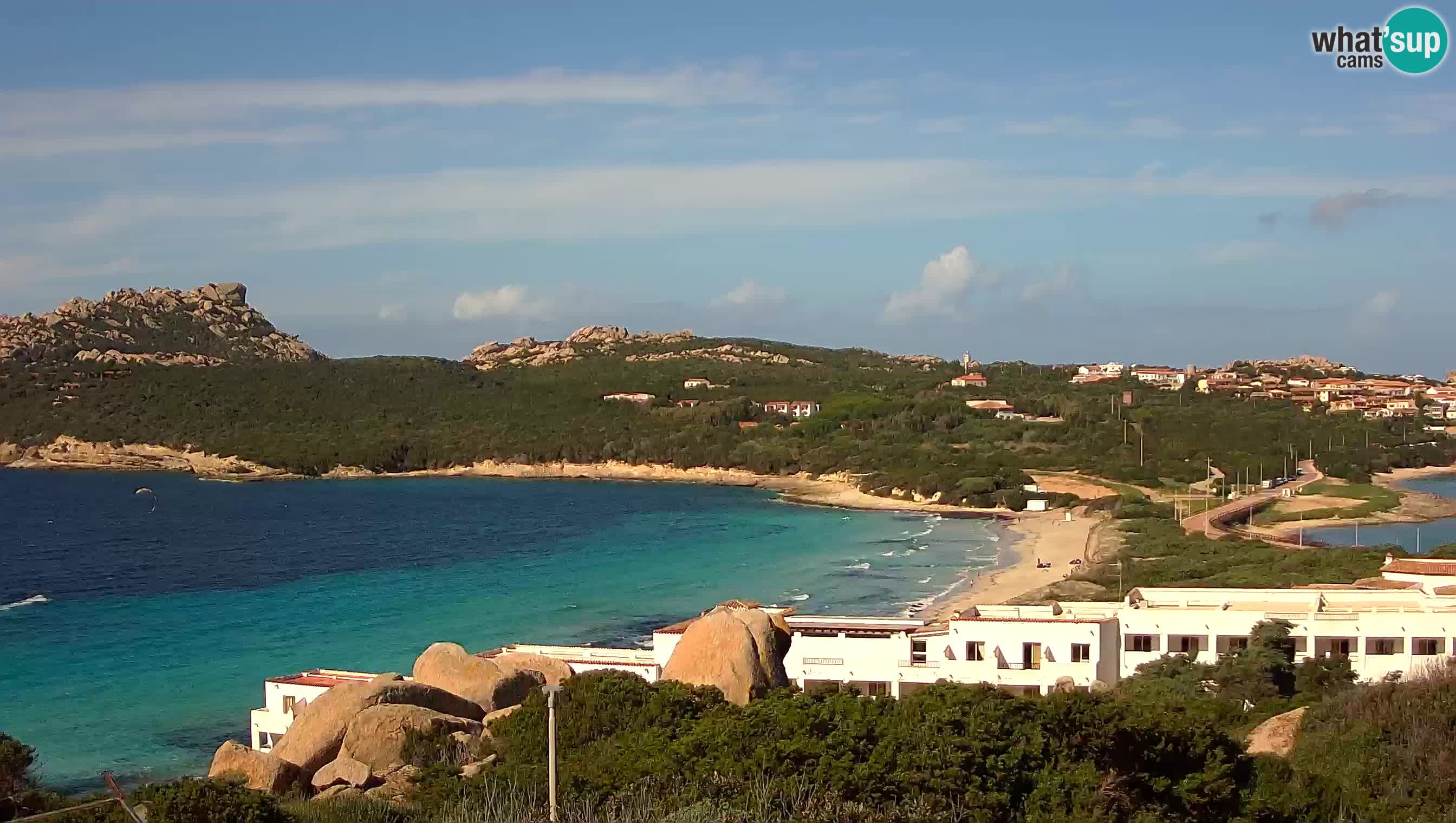 Webcam en vivo Capo Testa la playa de 2 mar – Santa Teresa Gallura – livecam Sardinia