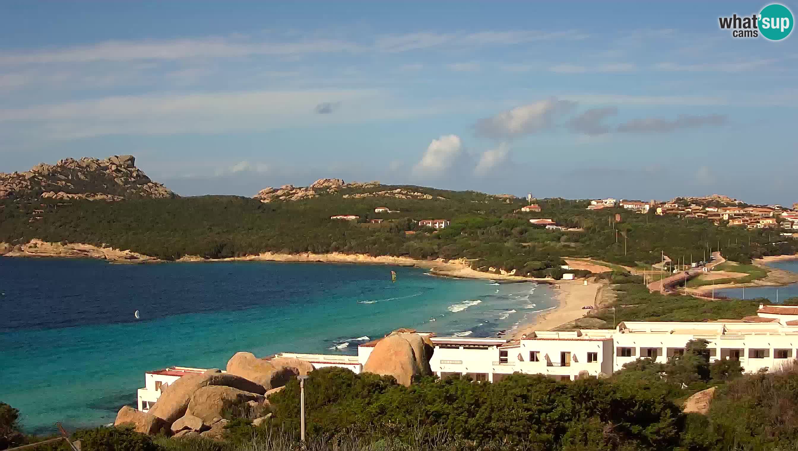 Live Webcam Capo Testa la plage de 2 mer – Santa Teresa Gallura – livecam Sardaigne